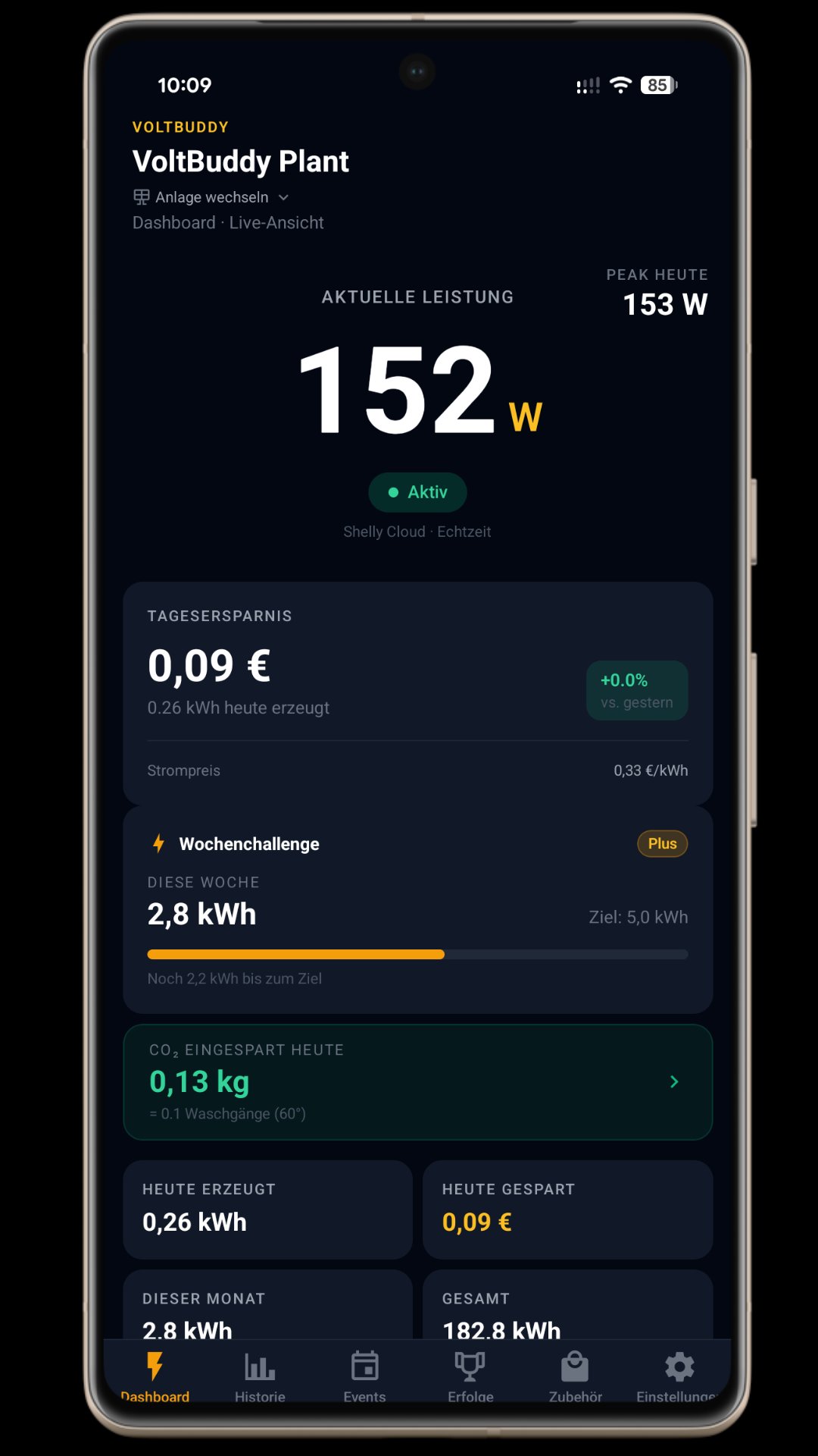 VoltBuddy App Dashboard